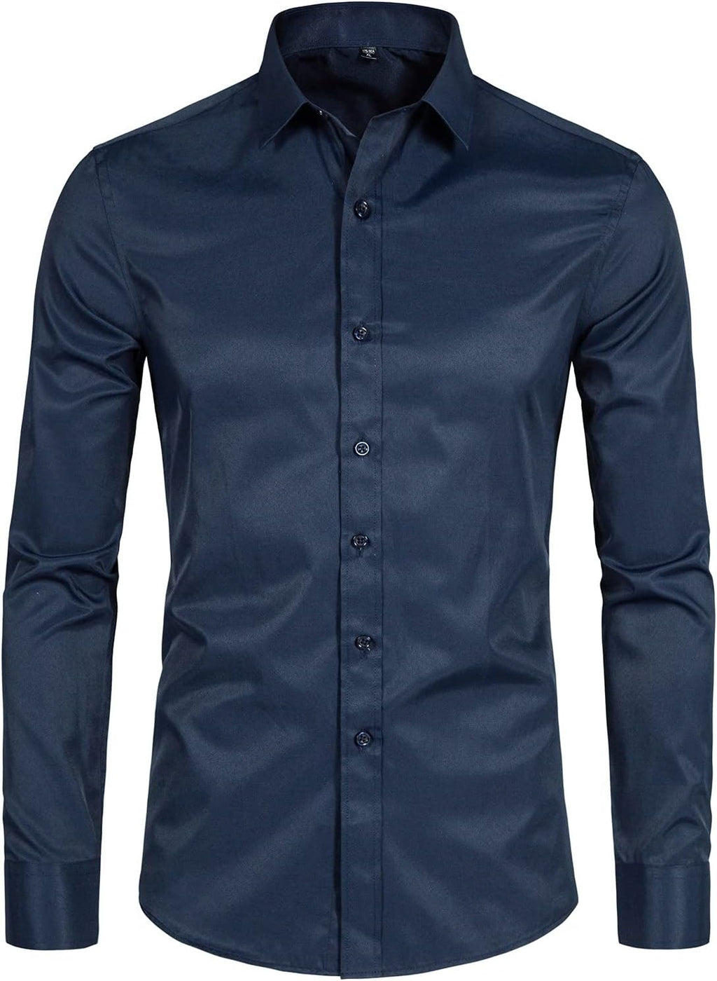 BEILU Stretch Mens Slim Fit Dress Shirts Formal Long Sleeve Button Down Shirts
