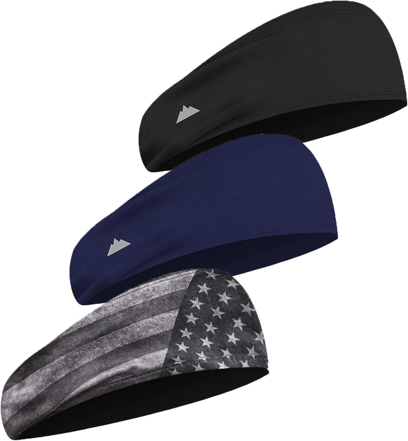 Tough Outfitters Headband for Men - Mens Headbands - Working Out Sports Performance Head Bands - Athletic Cycling Running Sweat Band, Football Headbands - Sweat Bands Men/Women