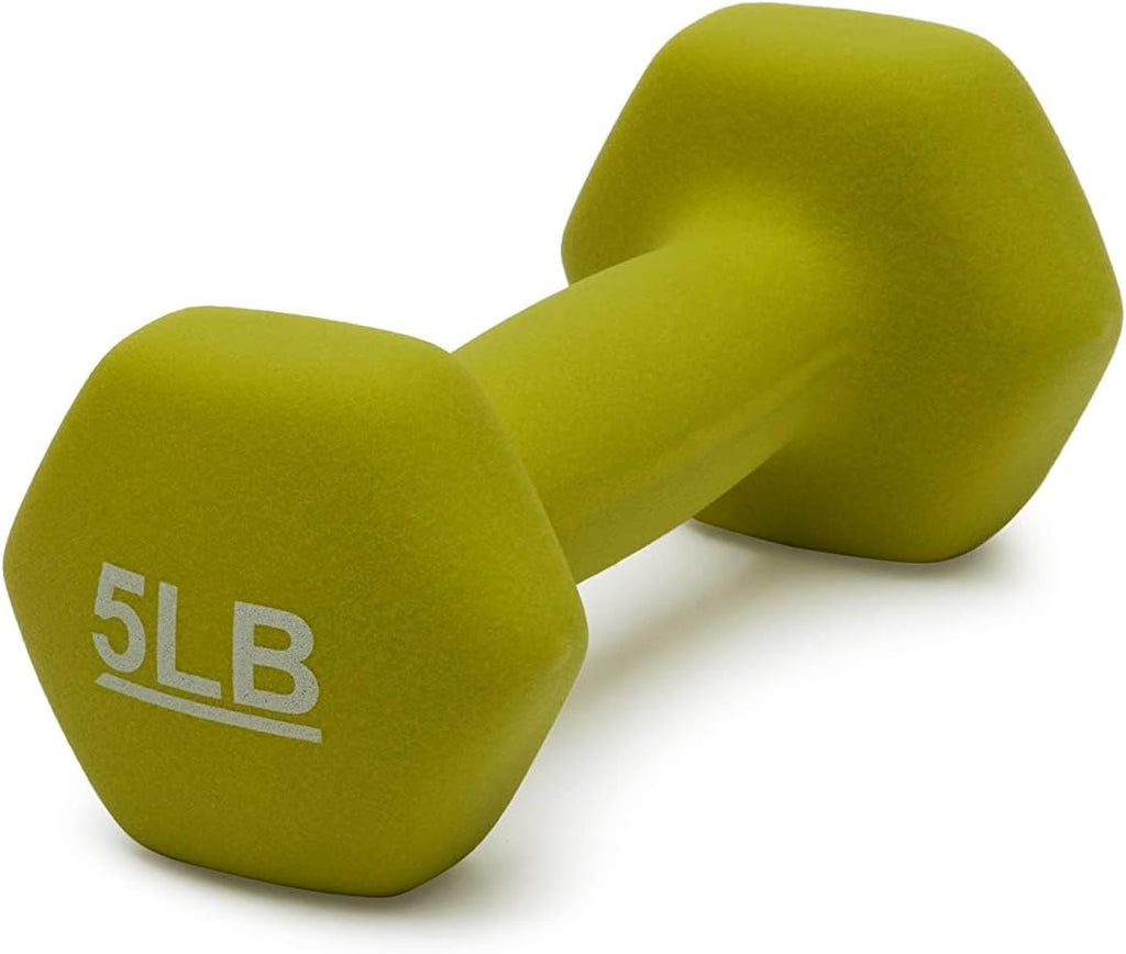 Basics Neoprene Dumbbell Hand Weights for Exercise and Muscle Toning