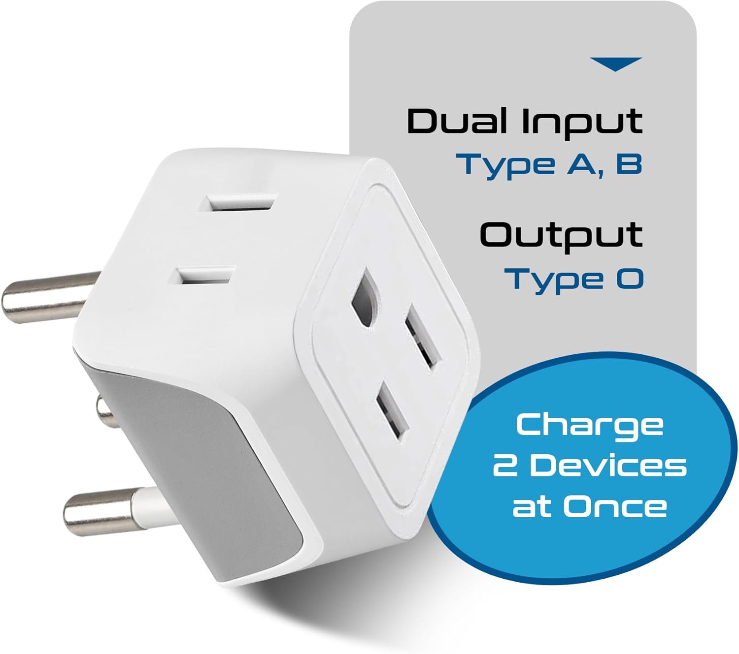 Ceptics Universal Travel Adapter, 35W International Power Adapter with PD & QC 3.0 Dual USB-C, 3 USB Travel Adapter Worldwide, Type I C G A Outlets 110V 220V A/C - EU Euro US UK (11-KU)