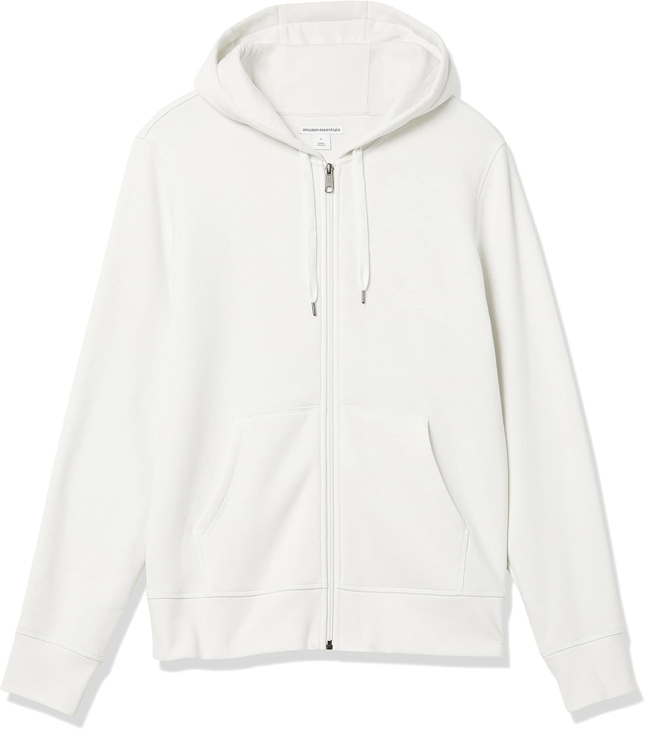 Essentials Men's Full-Zip Fleece Hoodie (Available in Big & Tall)