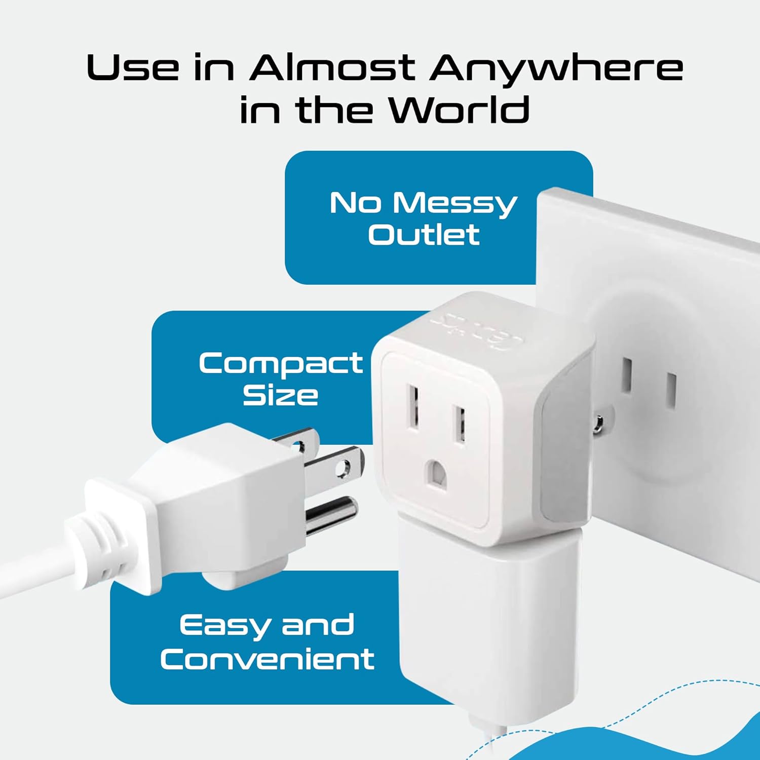 Ceptics Universal Travel Adapter, 35W International Power Adapter with PD & QC 3.0 Dual USB-C, 3 USB Travel Adapter Worldwide, Type I C G A Outlets 110V 220V A/C - EU Euro US UK (11-KU)