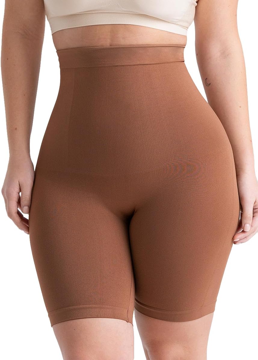 SHAPERMINT Shapewear for Women - High-Waisted Shapewear Tummy Control Shorts, Faja Body Shaper, Underwear for Women