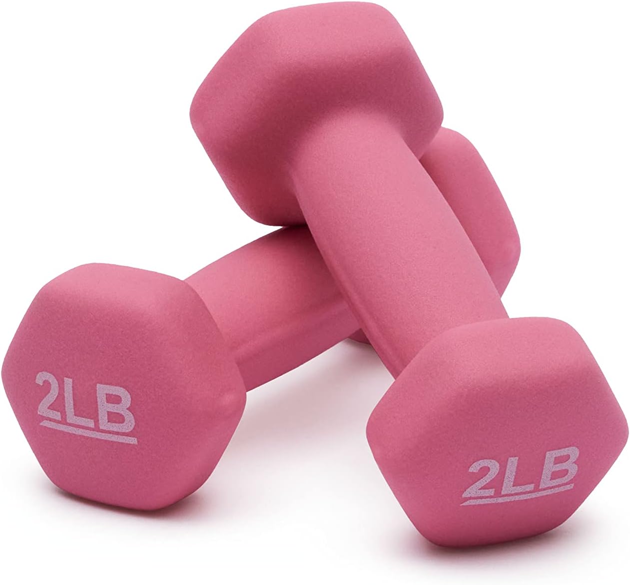 Basics Neoprene Dumbbell Hand Weights for Exercise and Muscle Toning