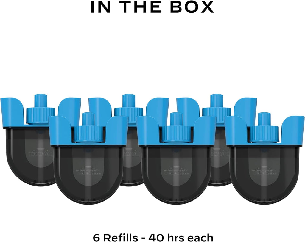 Thermacell Rechargeable Mosquito Repeller Refills; Advanced Repellent Formula Provides 20 Foot Protection Zone; Compatible with Thermacell E-Series & Radius Only; No DEET, Spray or Flame