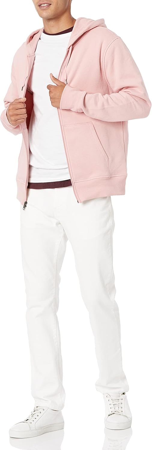 Essentials Men's Full-Zip Fleece Hoodie (Available in Big & Tall)