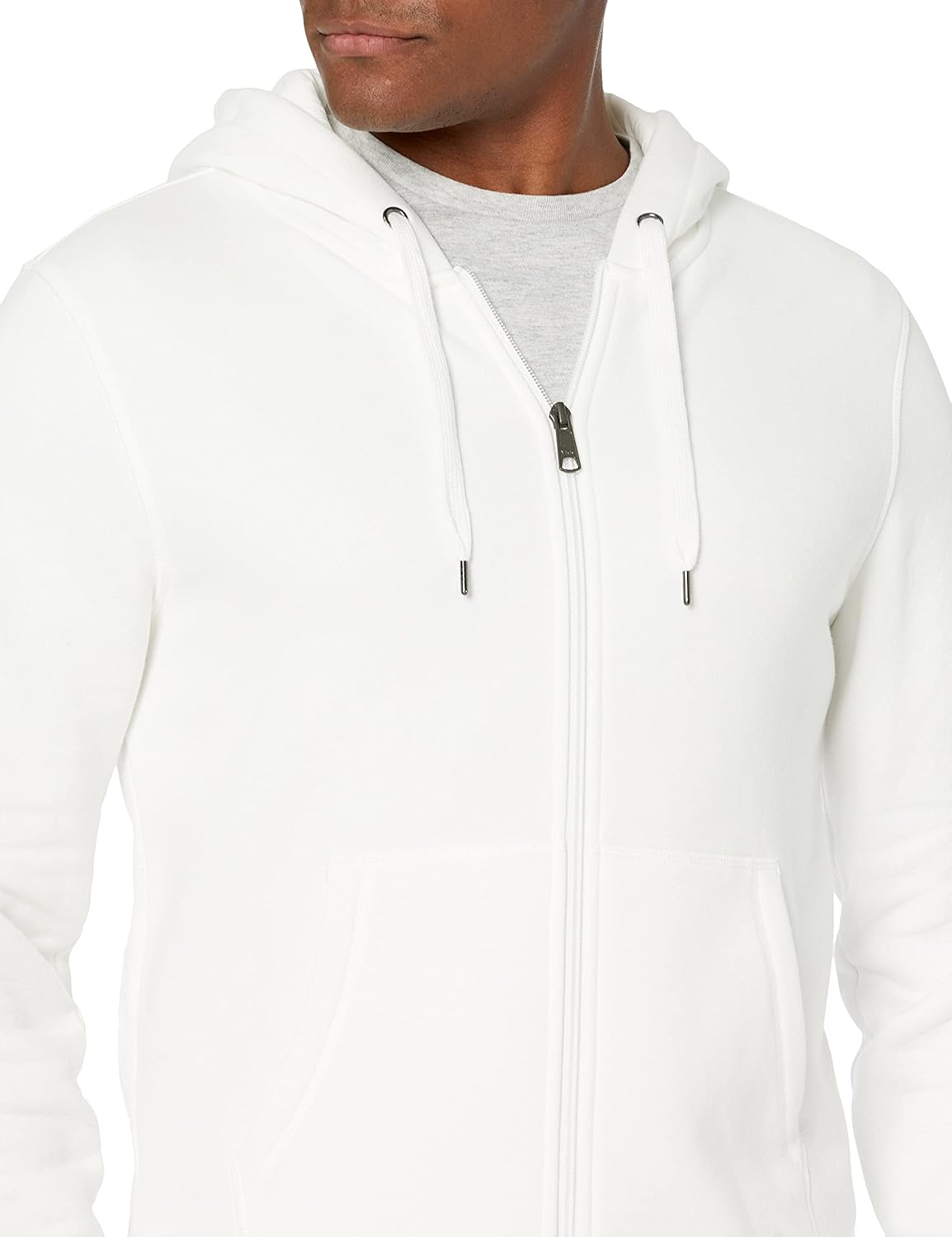 Essentials Men's Full-Zip Fleece Hoodie (Available in Big & Tall)