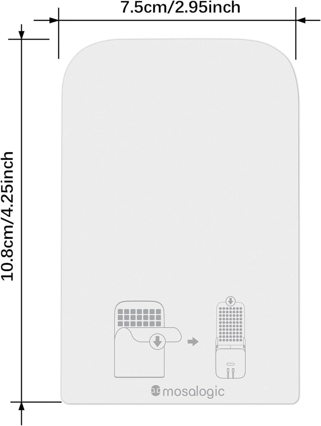 Mosalogic Fruit Fly Traps for Indoors Gnat Trap for House Indoor- 600 Sqft Protection Area UV Fly Insect Trapper for Fruit Flies，Gnat，Mosquito，and Other Flying Insect Plug in Bug Killer White