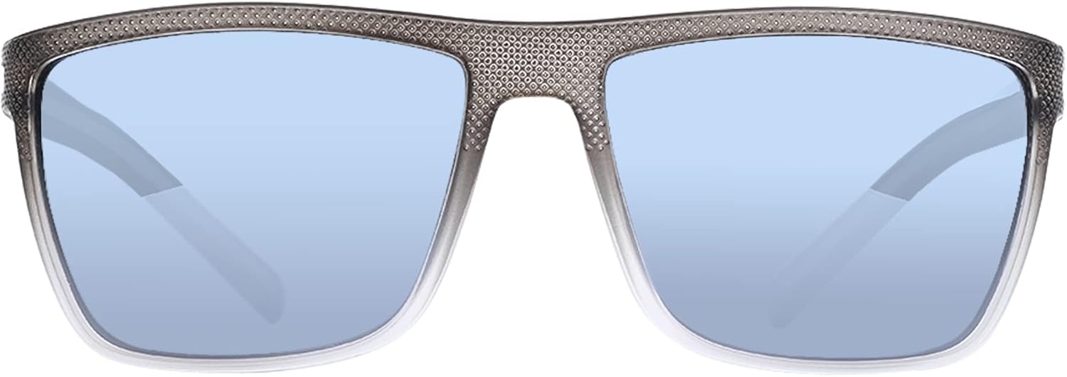 ZENOTTIC Polarized Sunglasses for Men Lightweight TR90 Frame UV400 Protection Square Sun Glasses