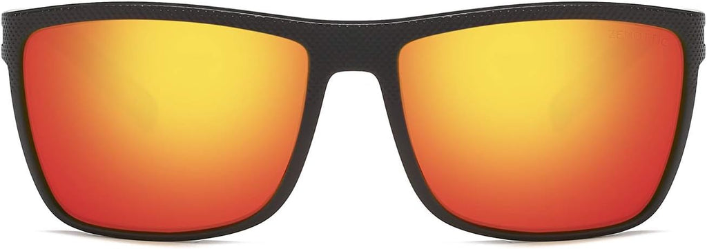 ZENOTTIC Polarized Sunglasses for Men Lightweight TR90 Frame UV400 Protection Square Sun Glasses