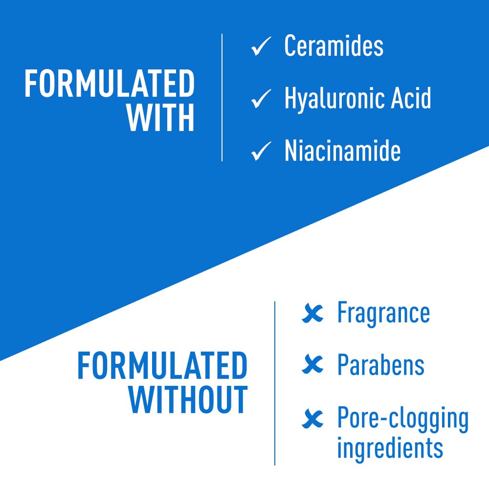 CeraVe Hydrating Cleanser Bar, Soap-Free Body and Facial Cleanser with 5% Moisturizing Cream, Fragrance-Free, 3-Pack, 4.5 Ounce Each