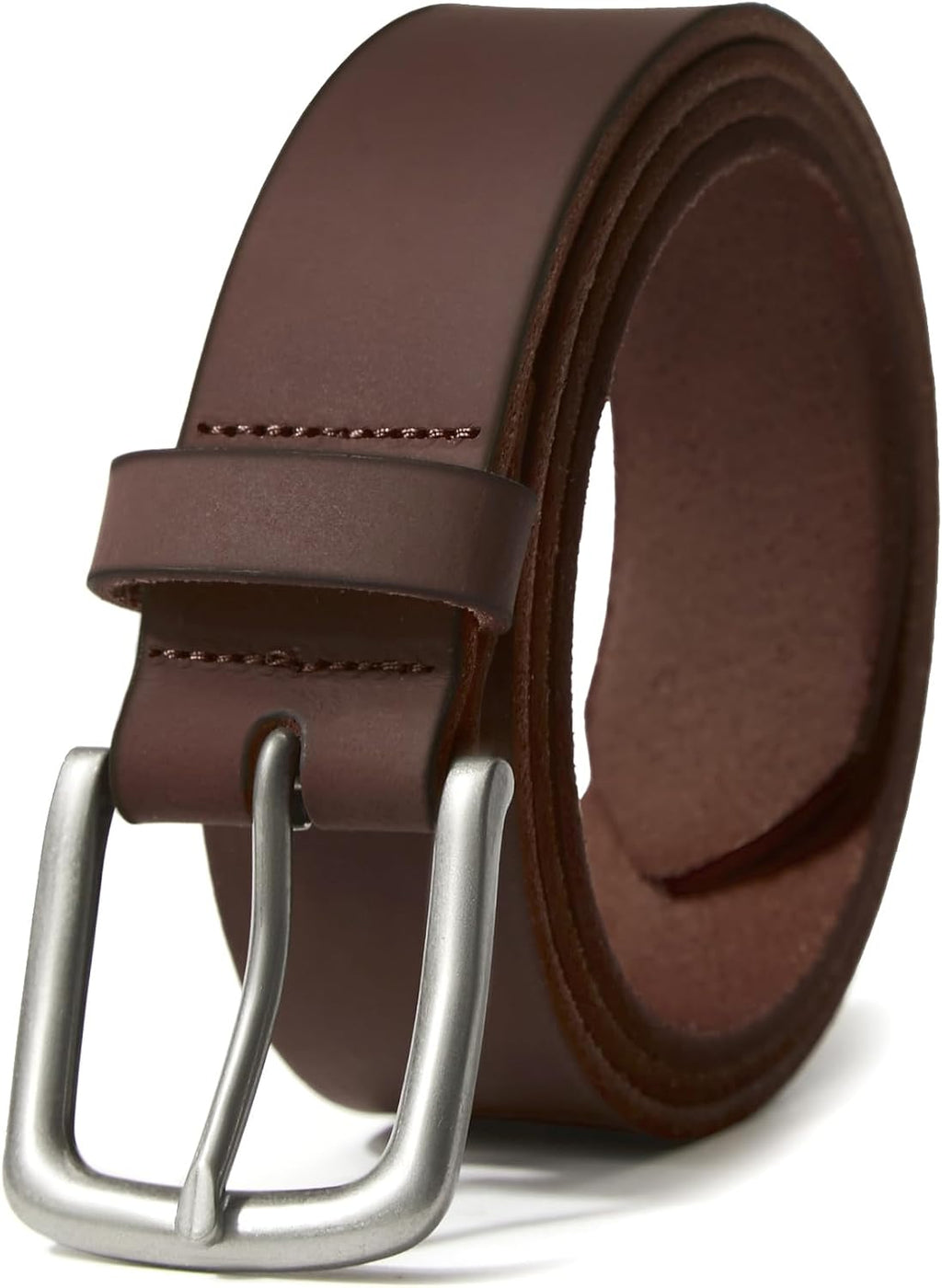 VATAN Men's Genuine Leather Casual Every Day Jeans Belts, Handmade Men Leather Belt with Gift Box