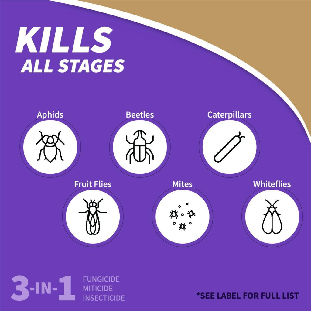 Bonide Captain Jack's Neem Oil, 32 oz Ready-to-Use Spray, Multi-Purpose Fungicide, Insecticide and Miticide for Organic Gardening