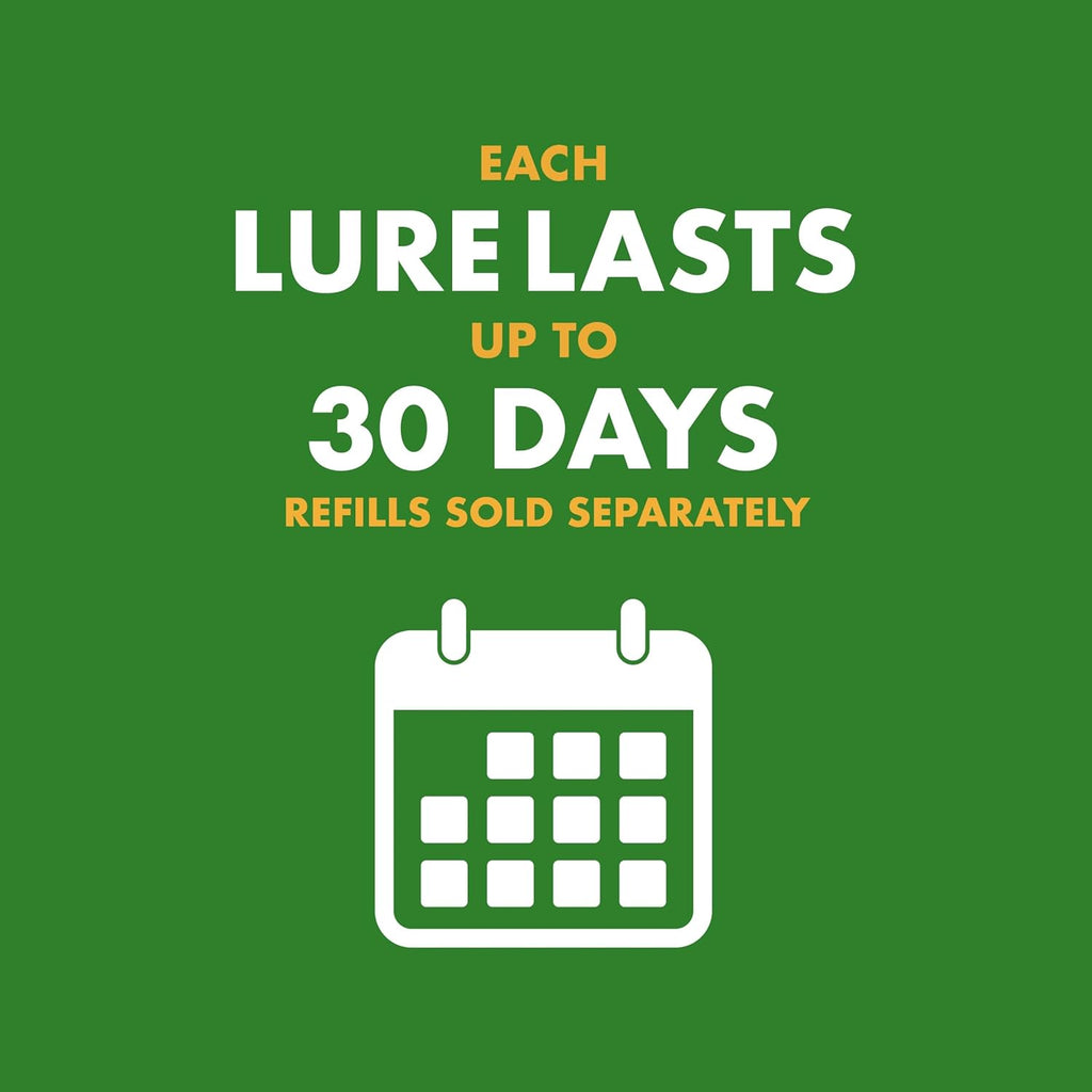 Spectracide Wasp, Hornet & Yellowjacket Trap, Hanging Wasp & Hornet Trap with a Quick-Drown Formula That Submerges & Kills Insects, 1 Count