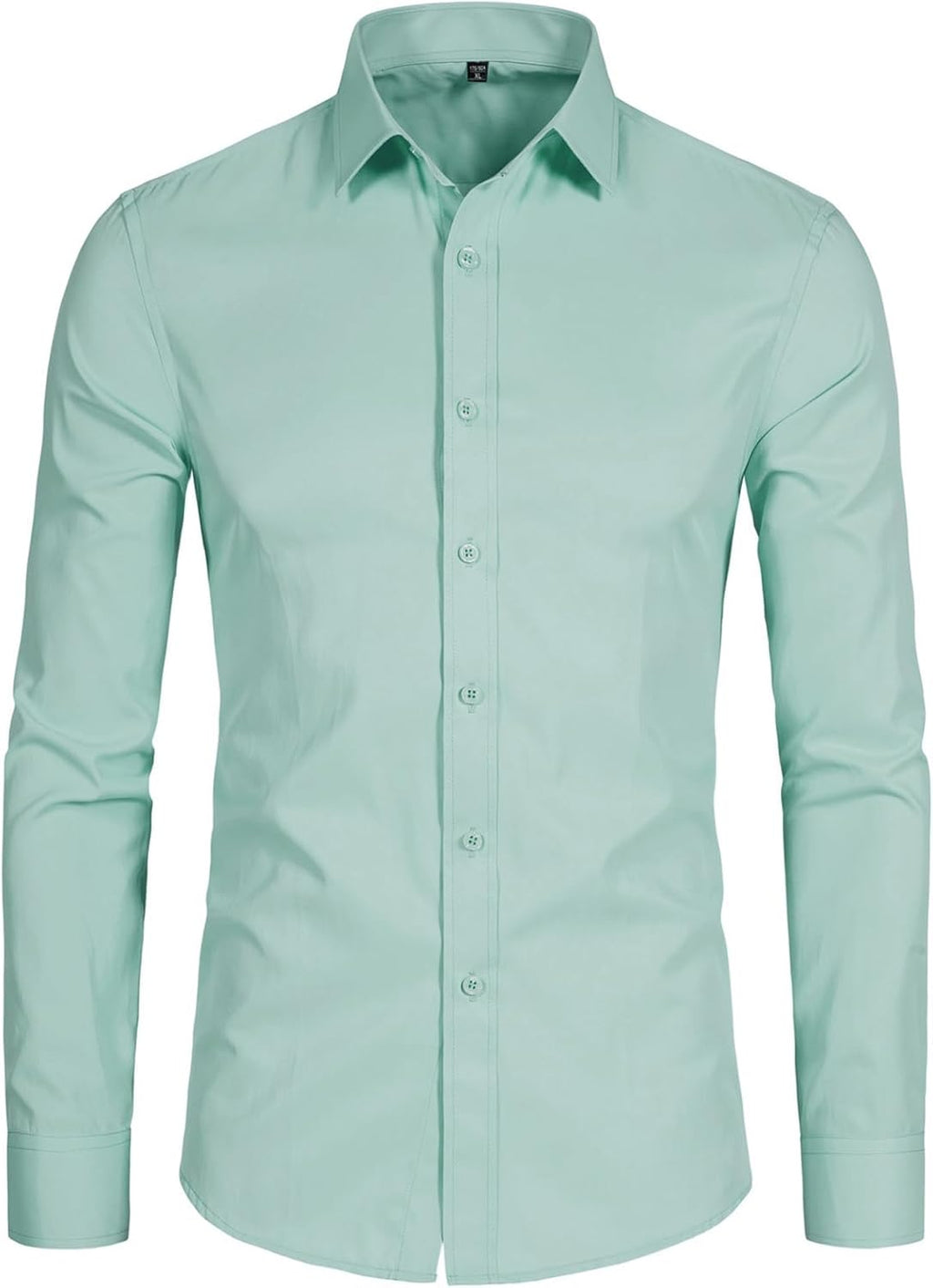 BEILU Stretch Mens Slim Fit Dress Shirts Formal Long Sleeve Button Down Shirts