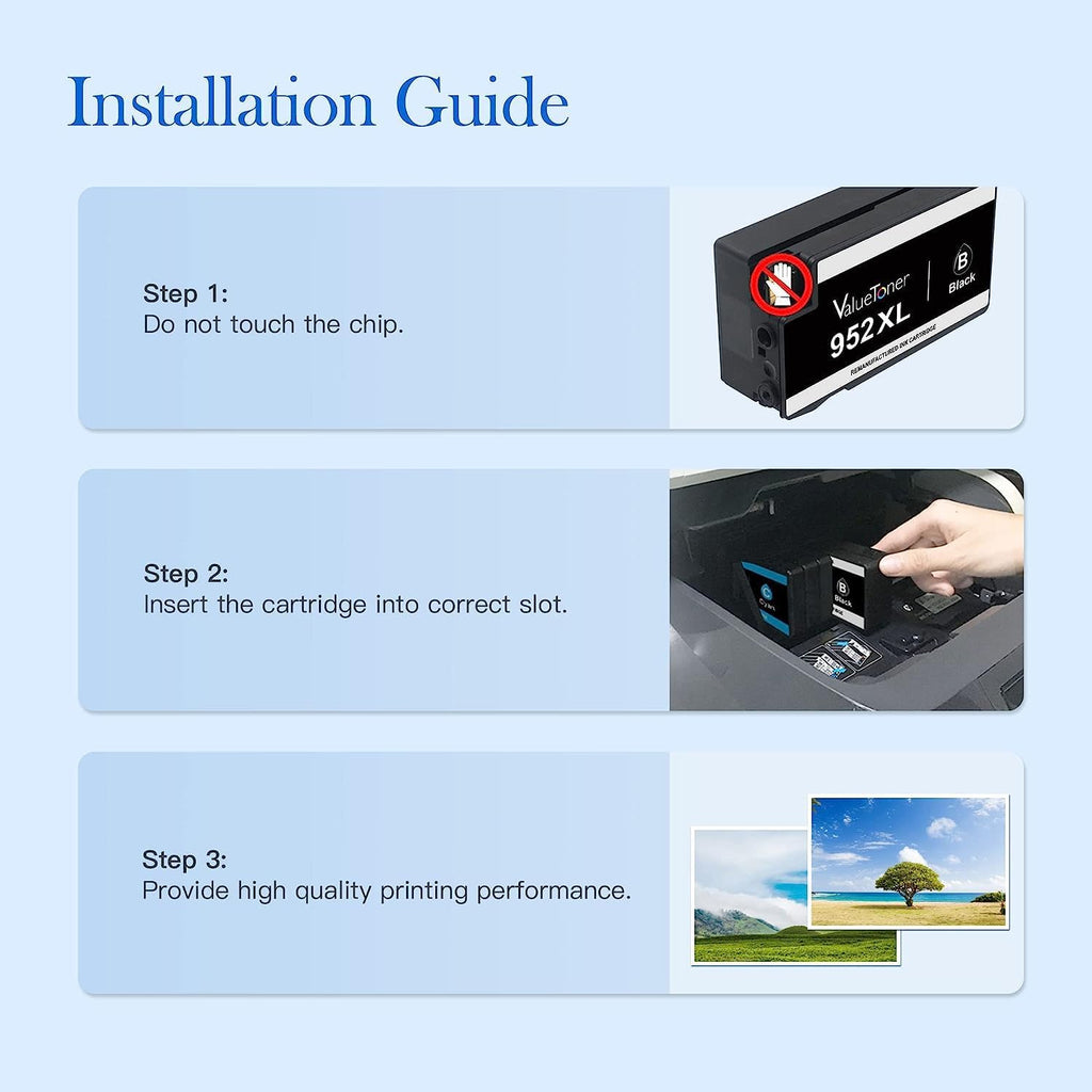 Valuetoner 245XL Ink Cartridge Replacement for Canon 245XL 246XL Combo Pack PG-245XL CL-246XL for Pixma TR4520 TR4527 MG2522 MG2520 MX490 MX492 TS202 TS302 TS3320 MG2920 Printer (Black, Color)