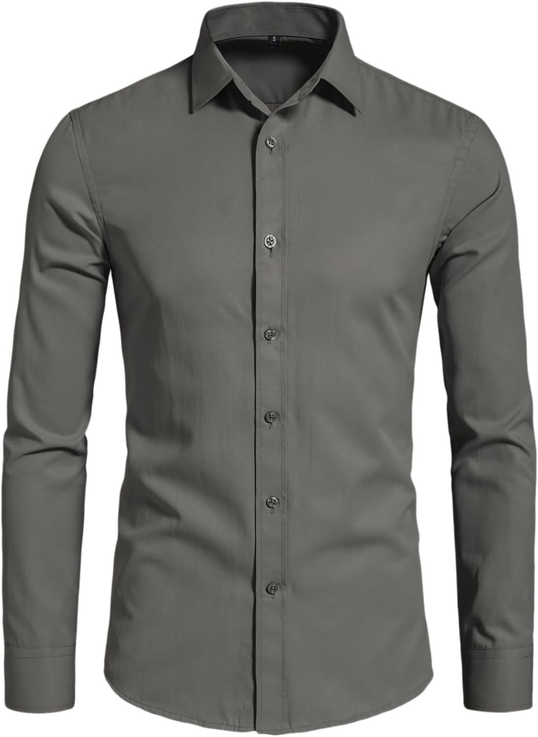 BEILU Stretch Mens Slim Fit Dress Shirts Formal Long Sleeve Button Down Shirts