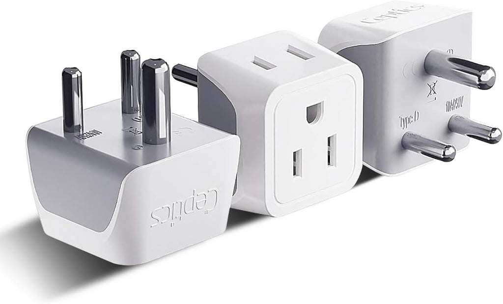 Ceptics Universal Travel Adapter, 35W International Power Adapter with PD & QC 3.0 Dual USB-C, 3 USB Travel Adapter Worldwide, Type I C G A Outlets 110V 220V A/C - EU Euro US UK (11-KU)