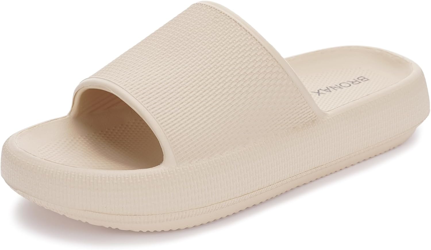 BRONAX Pillow Slippers for Women and Men | House Slides Shower Sandals | Cushioned Thick Sole