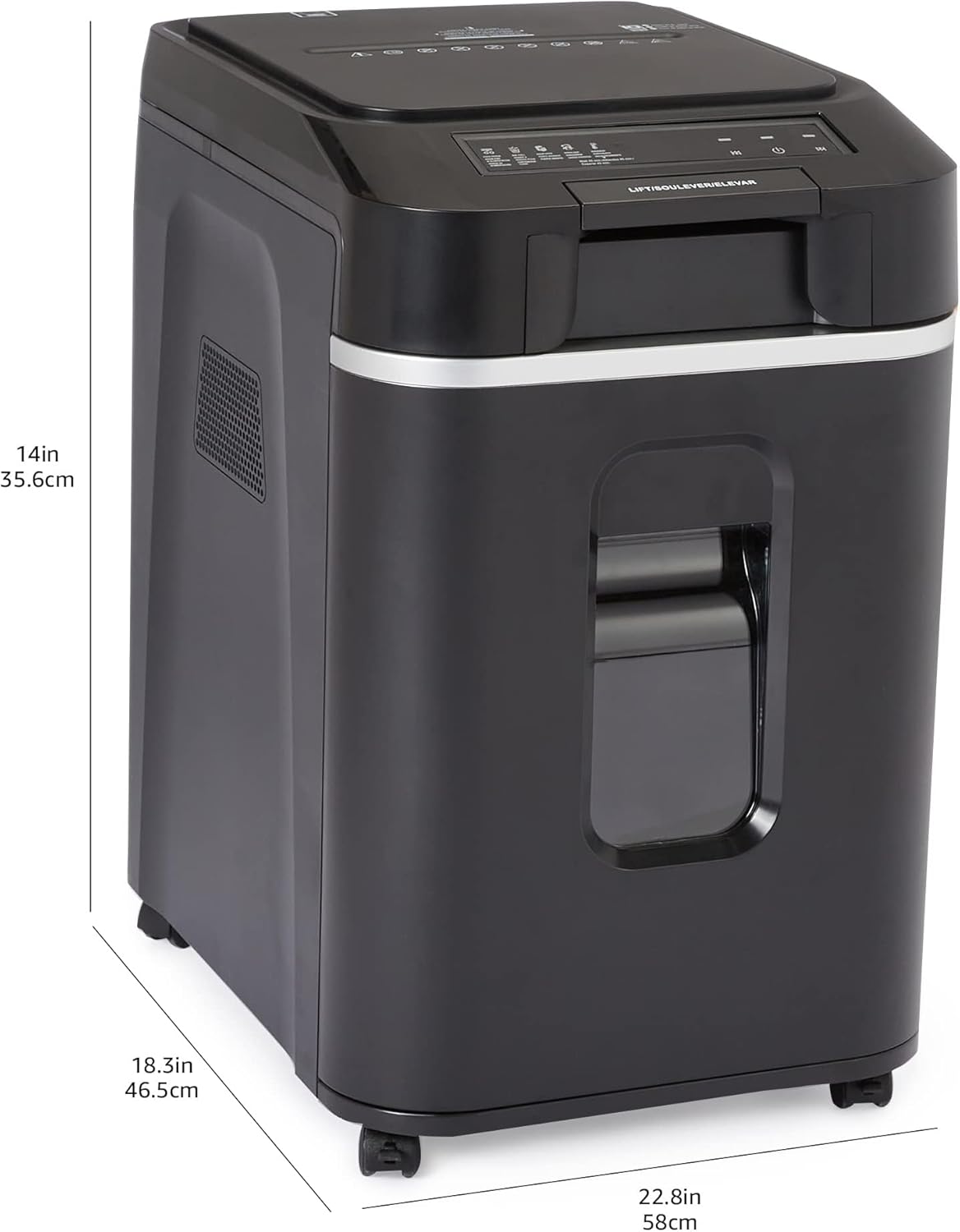 Basics 8-Sheet Cross Cut Paper Shredder and Credit Card Shredder - Black