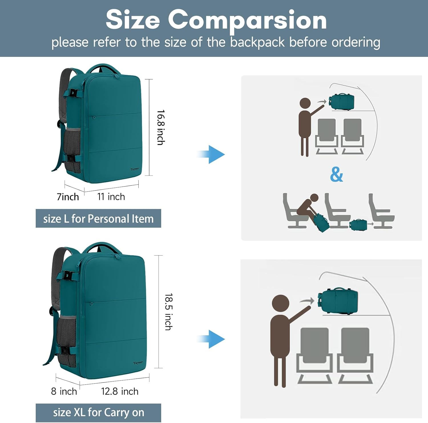 Taygeer Travel Backpack for Women, Carry On Backpack with USB Charging Port & Shoe Pouch, TSA 15.6inch Laptop Mochila Flight Approved, Nurse Bag Casual Daypack for Weekender Business Hiking, Pink