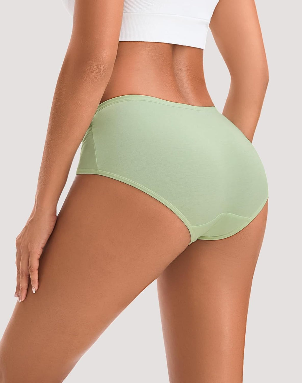 INNERSY Womens Underwear Cotton Hipster Panties Regular & Plus Size 6-Pack