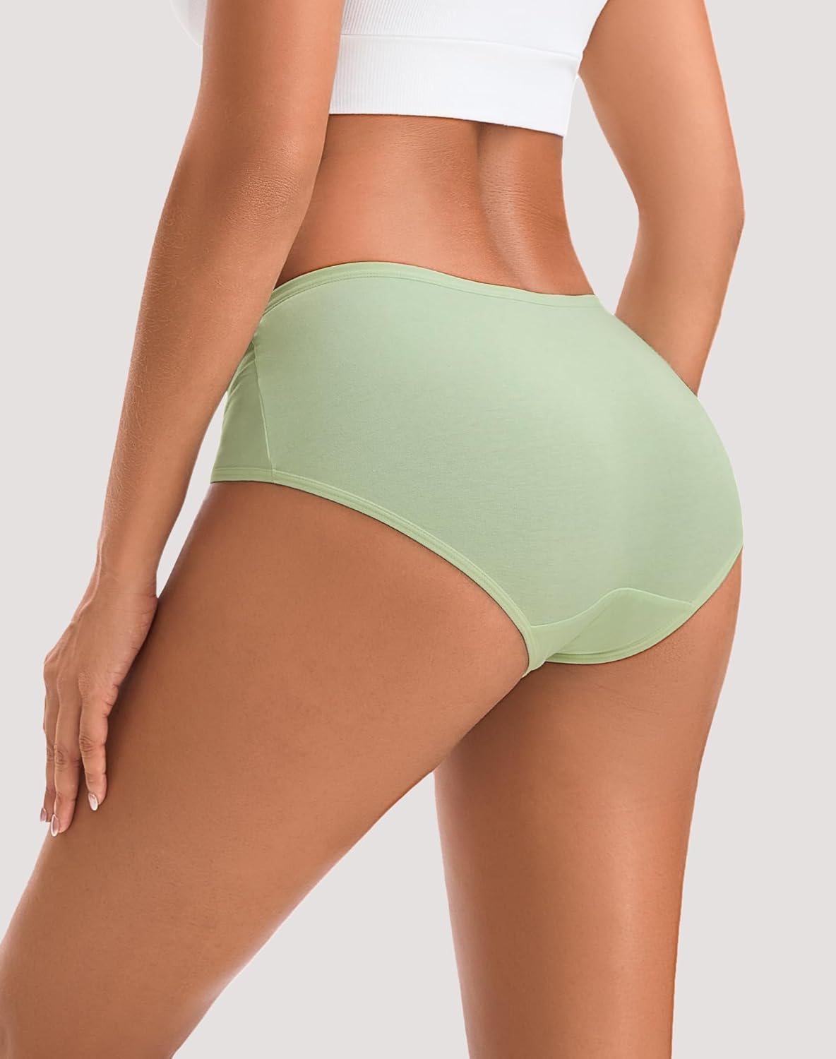 INNERSY Womens Underwear Cotton Hipster Panties Regular & Plus Size 6-Pack