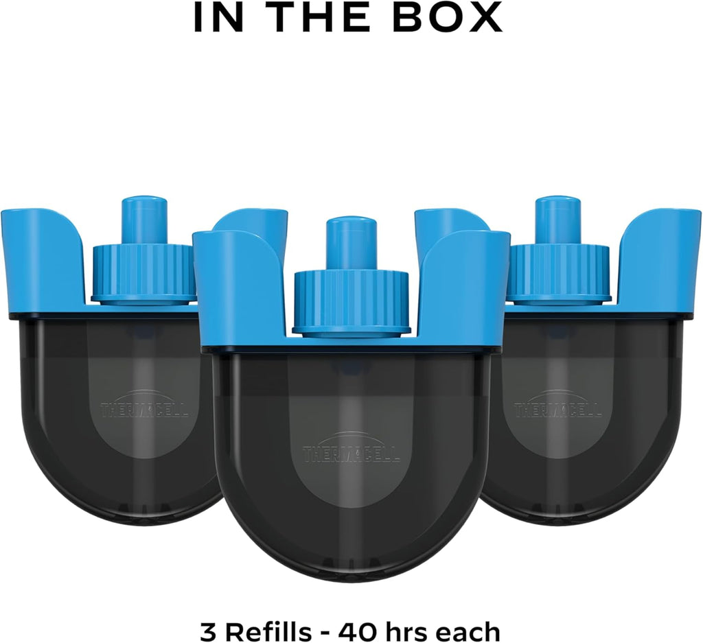 Thermacell Rechargeable Mosquito Repeller Refills; Advanced Repellent Formula Provides 20 Foot Protection Zone; Compatible with Thermacell E-Series & Radius Only; No DEET, Spray or Flame