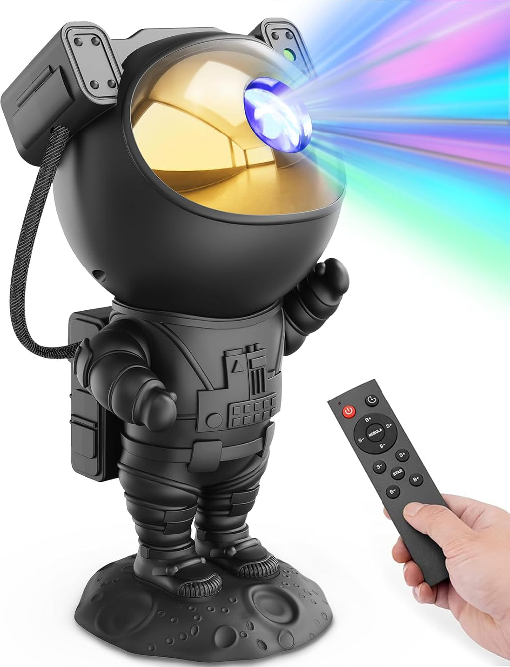 Star Projector Galaxy Night Light - Astronaut Space Projector, Starry Nebula Ceiling LED Lamp with Timer and Remote, Kids Room Decor Aesthetic, for Christmas & Birthdays