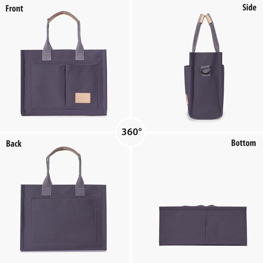 Tote Bags for Women Canvas Tote Purse Crossbody with Pockets Top Handle Shoulder Satchel Bag for Women