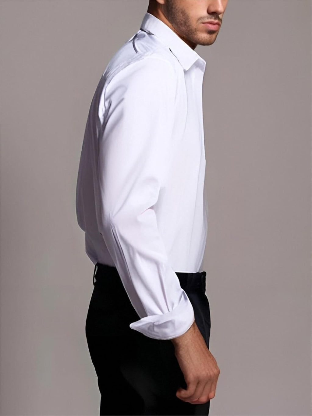 BEILU Stretch Mens Slim Fit Dress Shirts Formal Long Sleeve Button Down Shirts