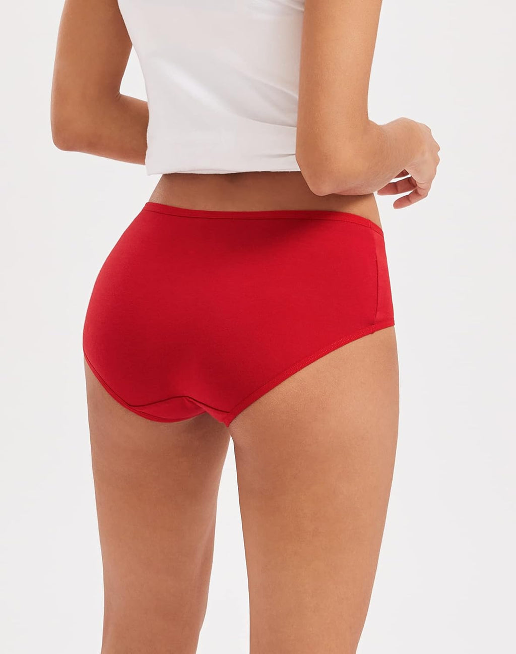 INNERSY Womens Underwear Cotton Hipster Panties Regular & Plus Size 6-Pack