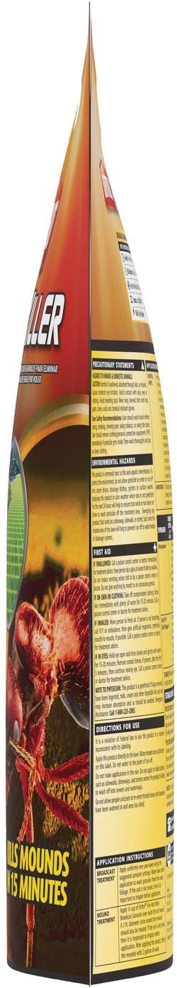 Ortho Orthene Fire Ant Killer1, Kills the Queen and Destroys Mounds, Begins Working in 60 minutes, 12 oz., 2-Pack
