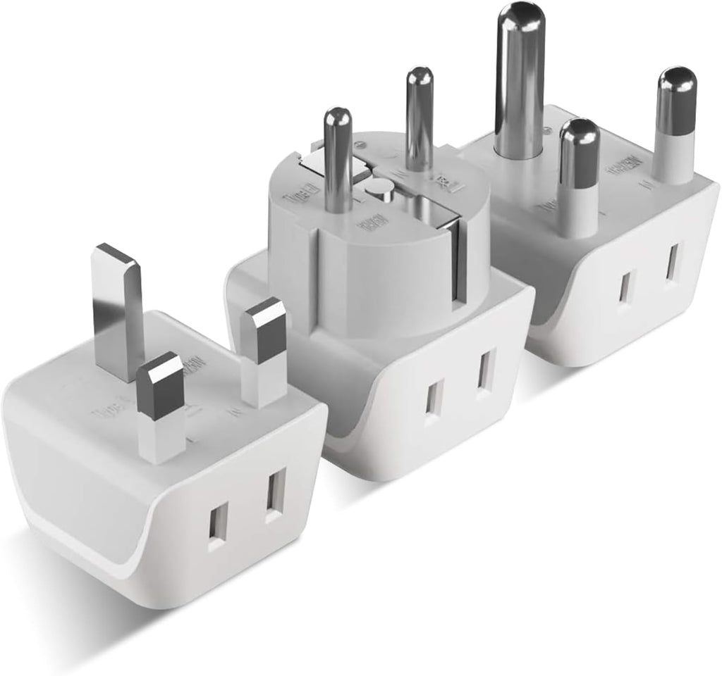 Ceptics Universal Travel Adapter, 35W International Power Adapter with PD & QC 3.0 Dual USB-C, 3 USB Travel Adapter Worldwide, Type I C G A Outlets 110V 220V A/C - EU Euro US UK (11-KU)