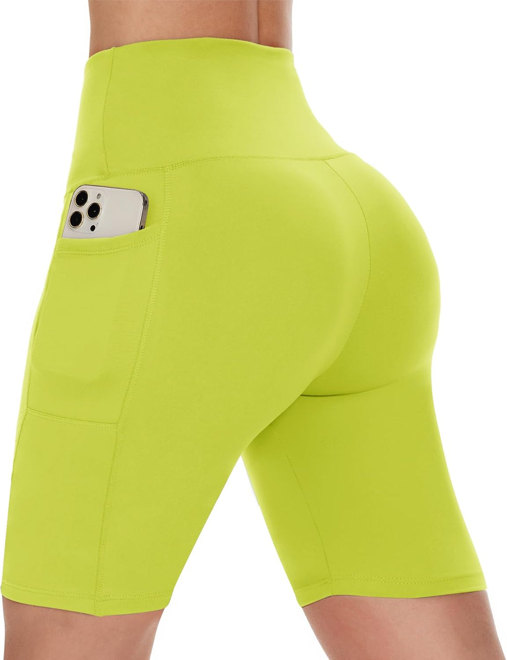 CAMPSNAIL Biker Shorts Women with Pockets - 3"/5"/8" High Waisted Workout Spandex Tummy Control Gym Running Yoga Shorts