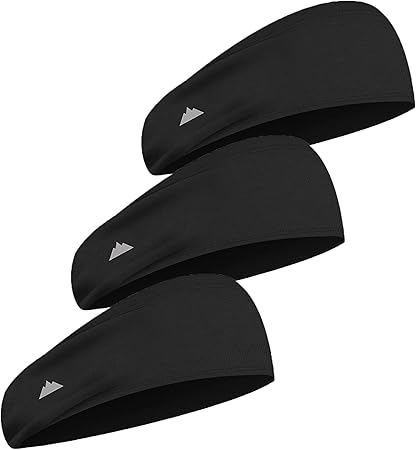 Tough Outfitters Headband for Men - Mens Headbands - Working Out Sports Performance Head Bands - Athletic Cycling Running Sweat Band, Football Headbands - Sweat Bands Men/Women