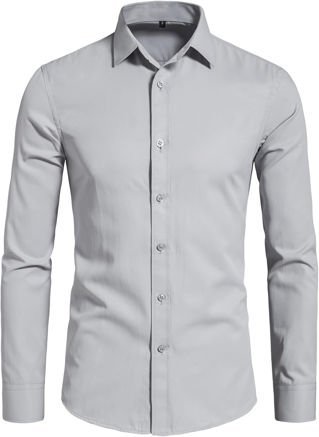 BEILU Stretch Mens Slim Fit Dress Shirts Formal Long Sleeve Button Down Shirts