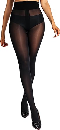 Unbelievable Durability Tights, Rip Resistant Pantyhose, 40D Semi Sheer High Waist T-Crotch Strong Tights for Women