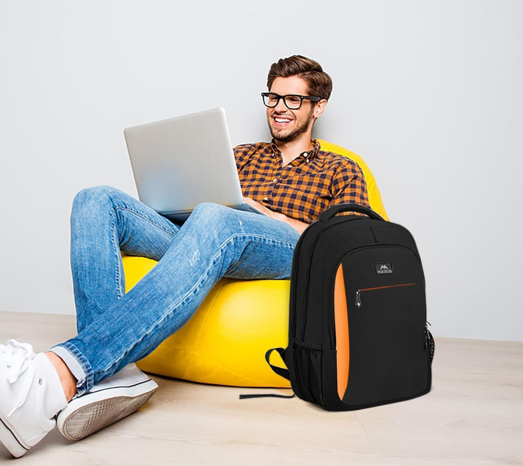 MATEIN Travel Laptop Backpack, Business Anti Theft Slim Sturdy Laptops Backpack with USB Charging Port, Water Resistant College School Computer Bag Gift for Men & Women Fits 15.6 Inch Notebook, Grey