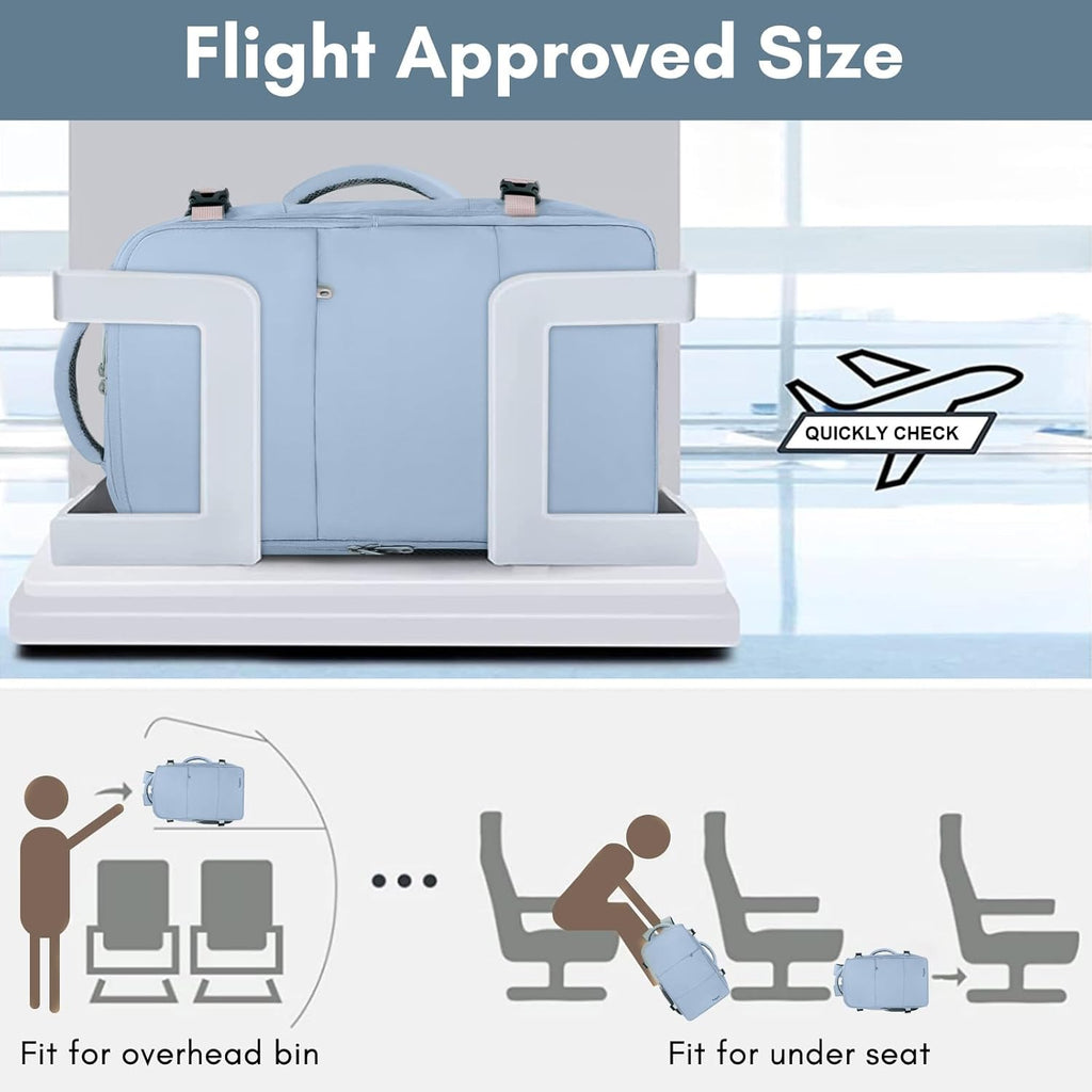 Taygeer Travel Backpack for Women, Carry On Backpack with USB Charging Port & Shoe Pouch, TSA 15.6inch Laptop Mochila Flight Approved, Nurse Bag Casual Daypack for Weekender Business Hiking, Pink