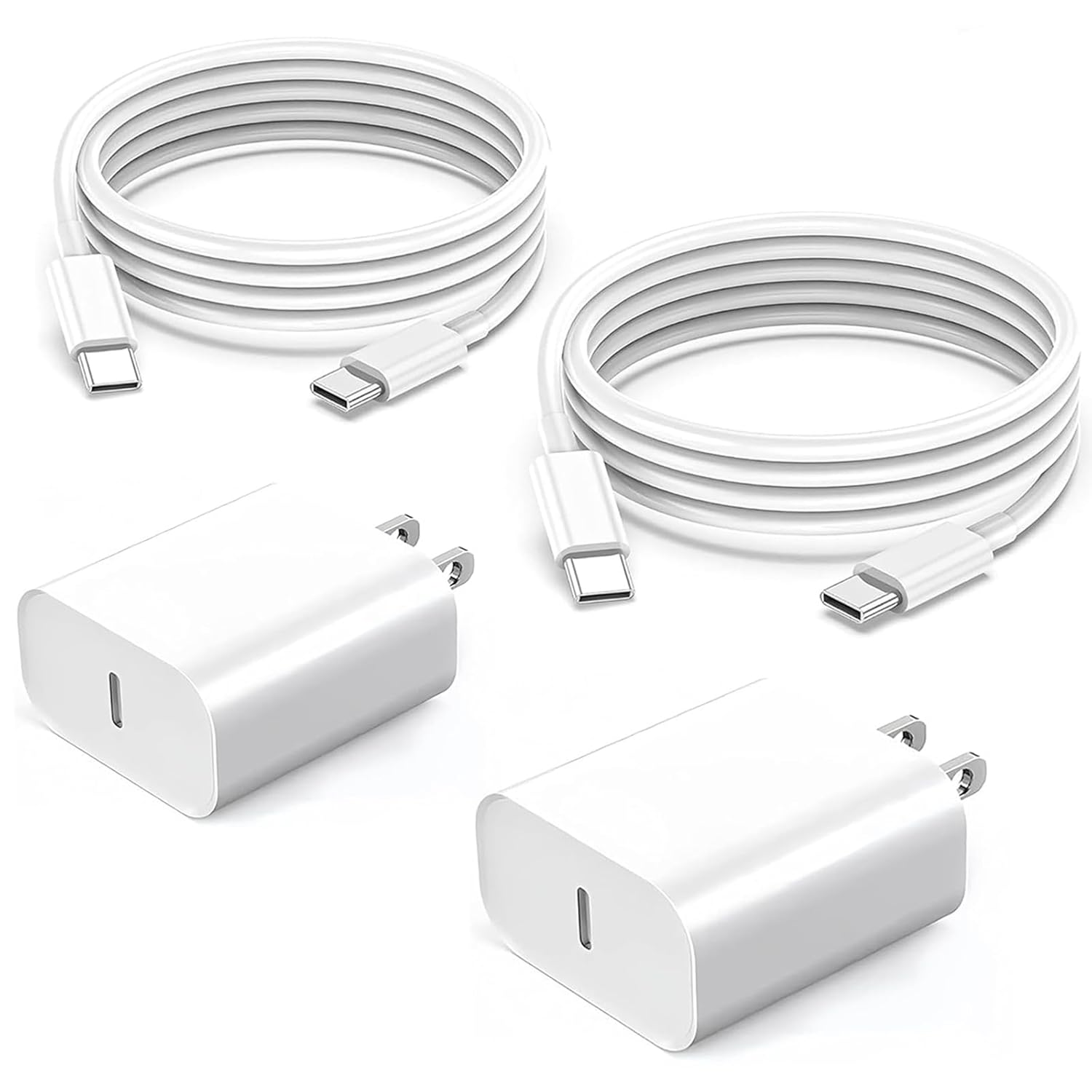 Fast iPhone Charger, iPhone Charger Fast Charging 2Pack Quick Chargers 6ft Long USB C to Lightning Cable Quick Charging Cord USB Charge Block Adapter for iPhone 14 Plus/14 ProMax/13 Mini 12/11/XS/iPad