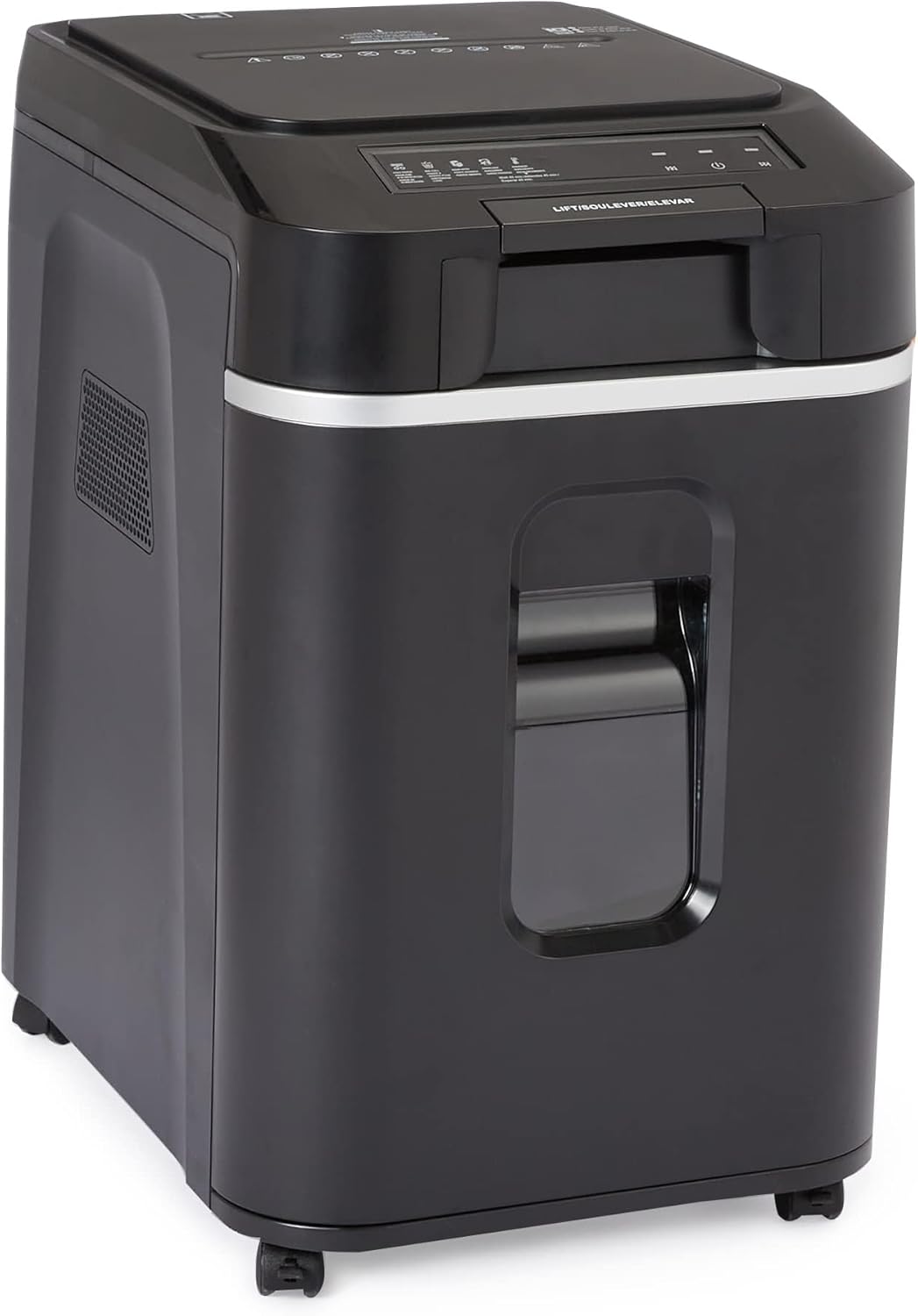 Basics 8-Sheet Cross Cut Paper Shredder and Credit Card Shredder - Black
