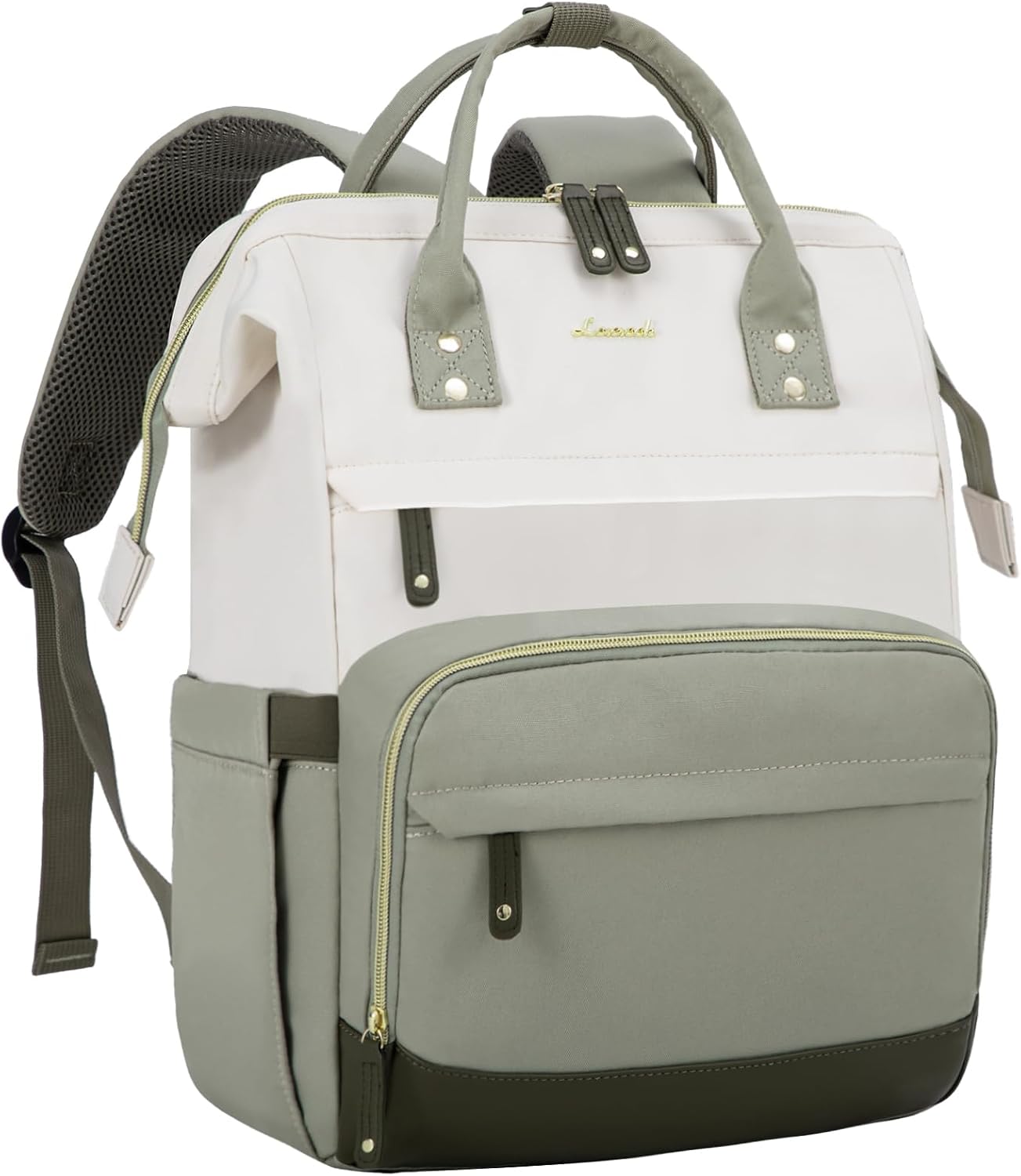 LOVEVOOK Laptop Backpack for Women, 15.6 Inch Work Business Backpacks Purse With Large Capacity, Waterproof Nurse Bag College Bookbag for School, Waterproof Casual Daypack for Travel