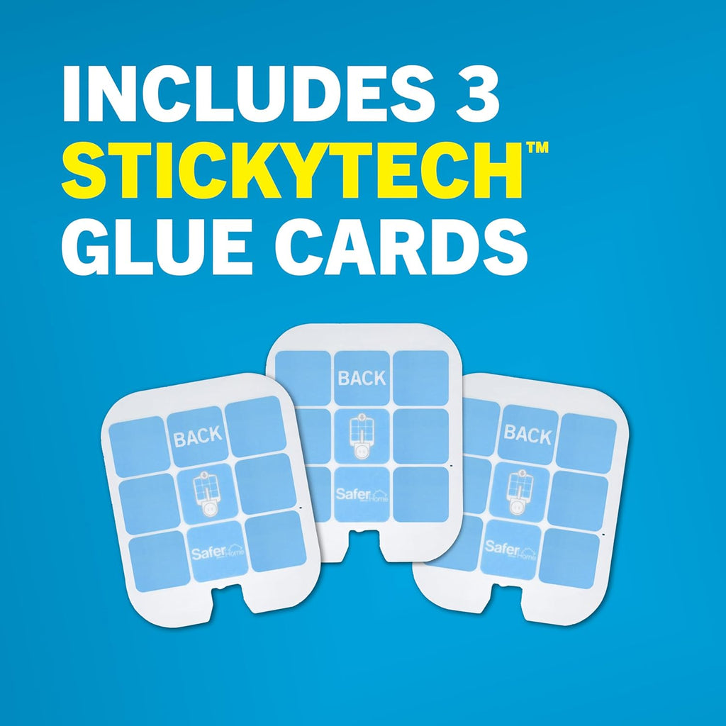 Safer Home Indoor Plug-In Fly Trap - SH502 - Effective Fruit Fly Traps for Indoors, Gnat Traps for House Indoor, 400 Sq Ft Protection - Style: 1 Device + 2 Glue Cards