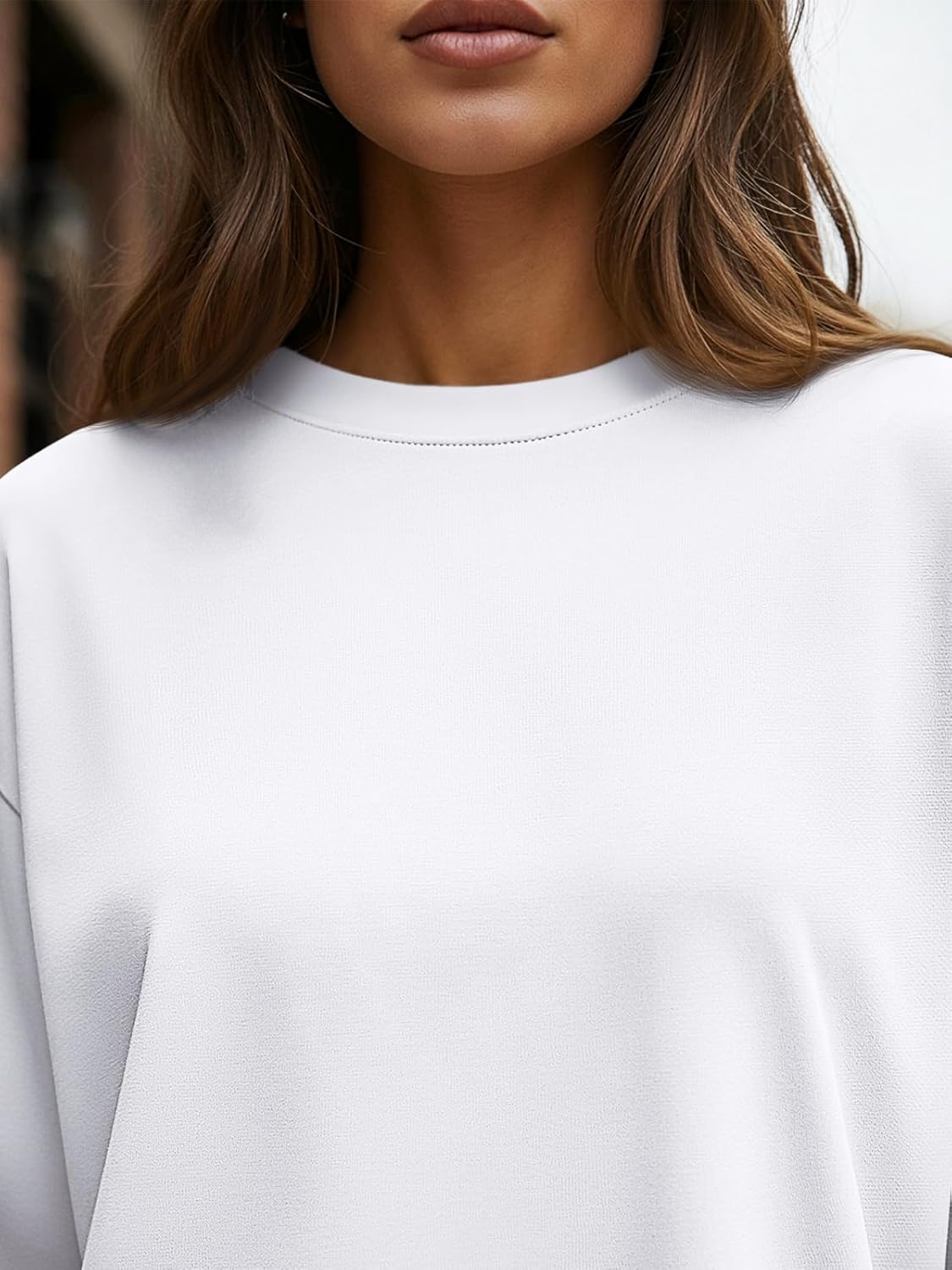 Trendy Queen Womens Oversized Long Sleeve T Shirts 2025 Basic Crewneck Tee Fall Tops Casual Workout Y2K Clothes