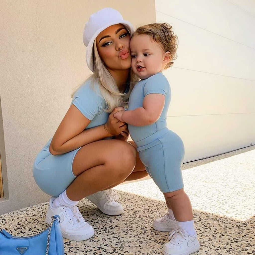 FULLSOFT High Waisted Biker Shorts for Women-5" Tummy Control Fitness Athletic Workout Running Yoga Gym Shorts