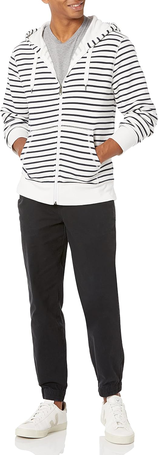 Essentials Men's Full-Zip Fleece Hoodie (Available in Big & Tall)