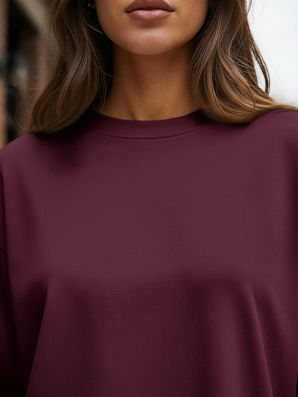 Trendy Queen Womens Oversized Long Sleeve T Shirts 2025 Basic Crewneck Tee Fall Tops Casual Workout Y2K Clothes