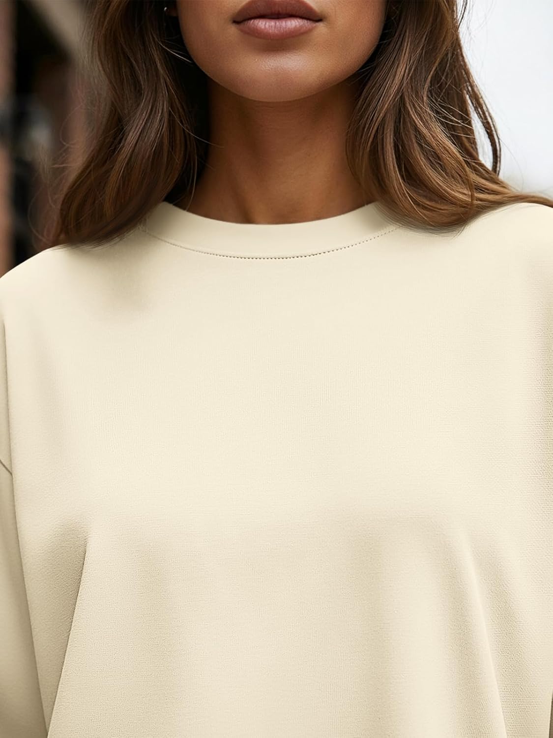 Trendy Queen Womens Oversized Long Sleeve T Shirts 2025 Basic Crewneck Tee Fall Tops Casual Workout Y2K Clothes