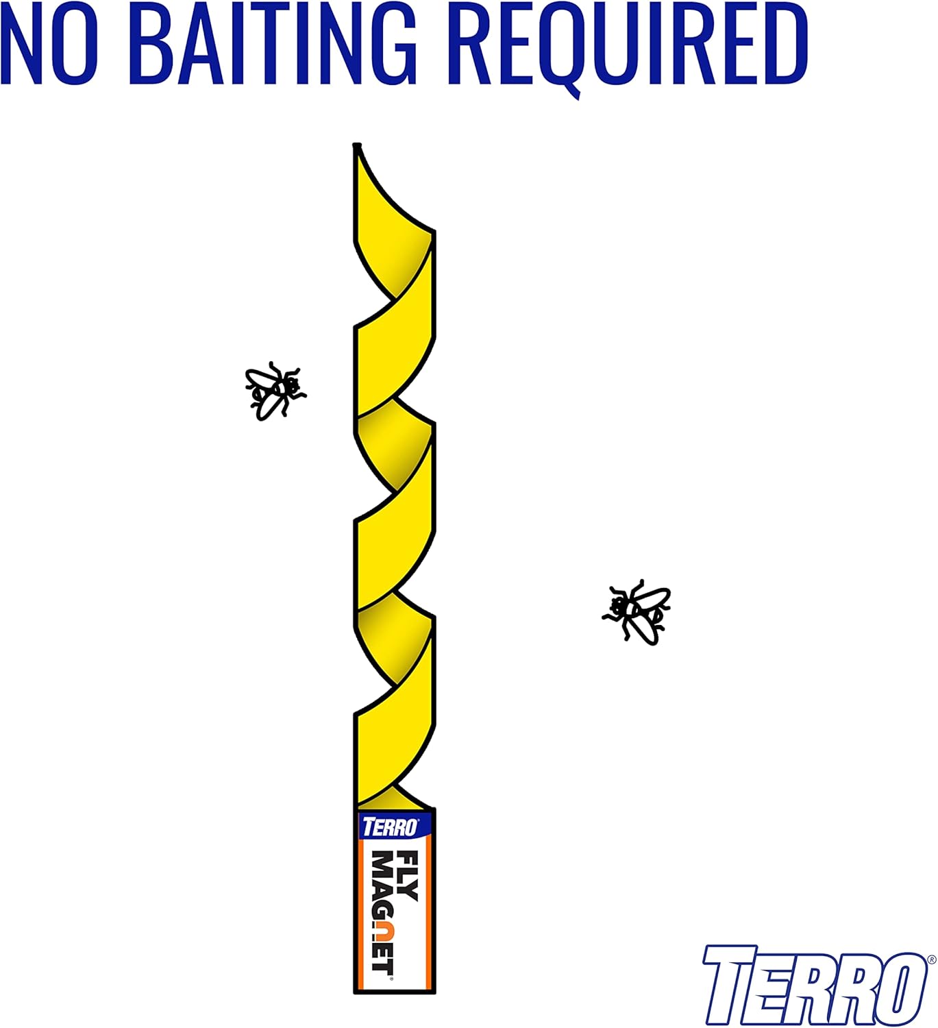 TERRO T518 Fly Magnet Indoor Housefly, 8 Count Pack, Sticky Fly Trap Indoor Hanging